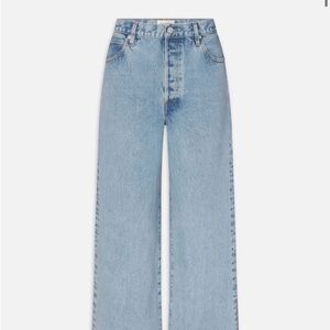Frame denim straight leg baggy jean